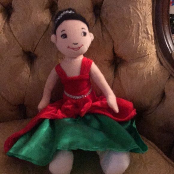 Doll- Cloth with Velvet/Satin gown - Picture 1 of 12